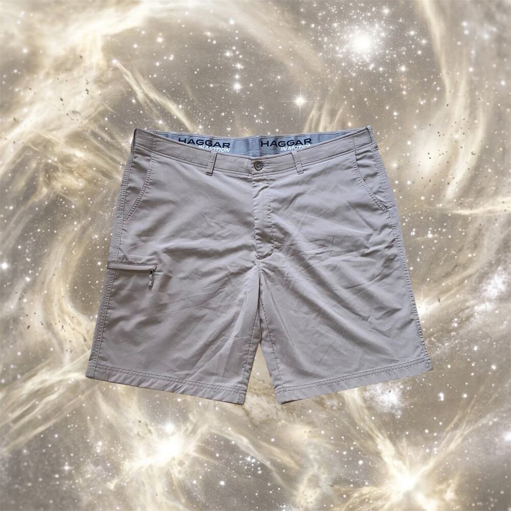 Haggar In Motion Mens 42 Stretch Golf Utility Shorts